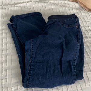 Indigo Blue Maternity Jeans Size Large